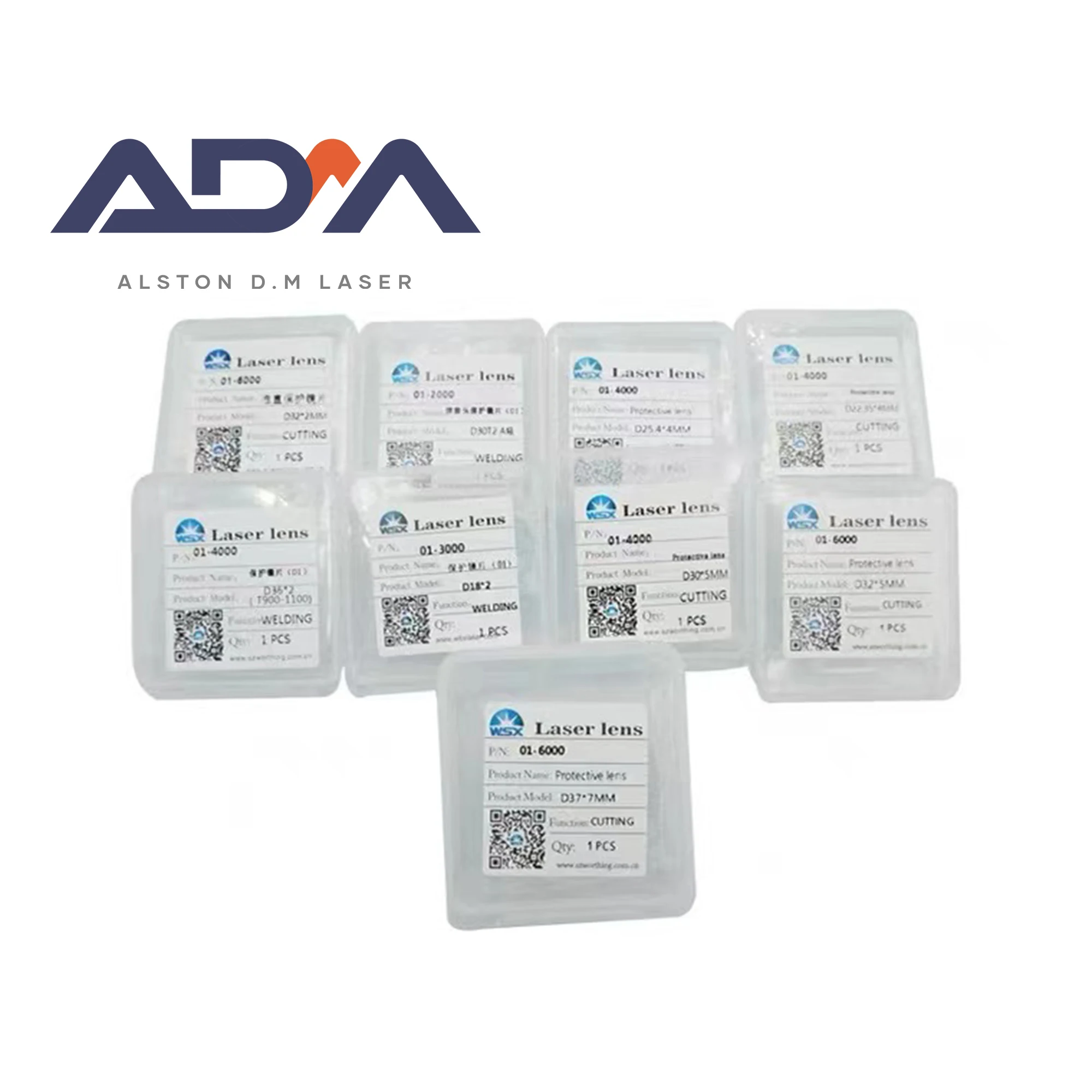 ADM Laser OEM WSX Lens NC30E 30*5 22.35*4 32*2 Quartz Original Fiber Laser Protective Lens of Laser Cutting Machine