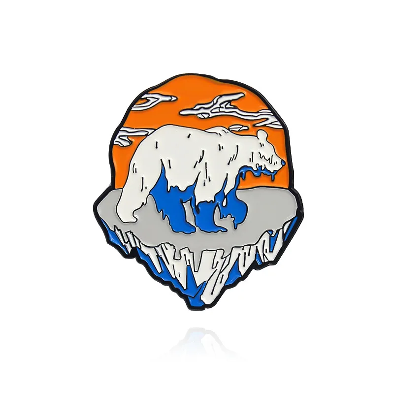 Wholesale custom logo high quality metal crafts funny pin badge