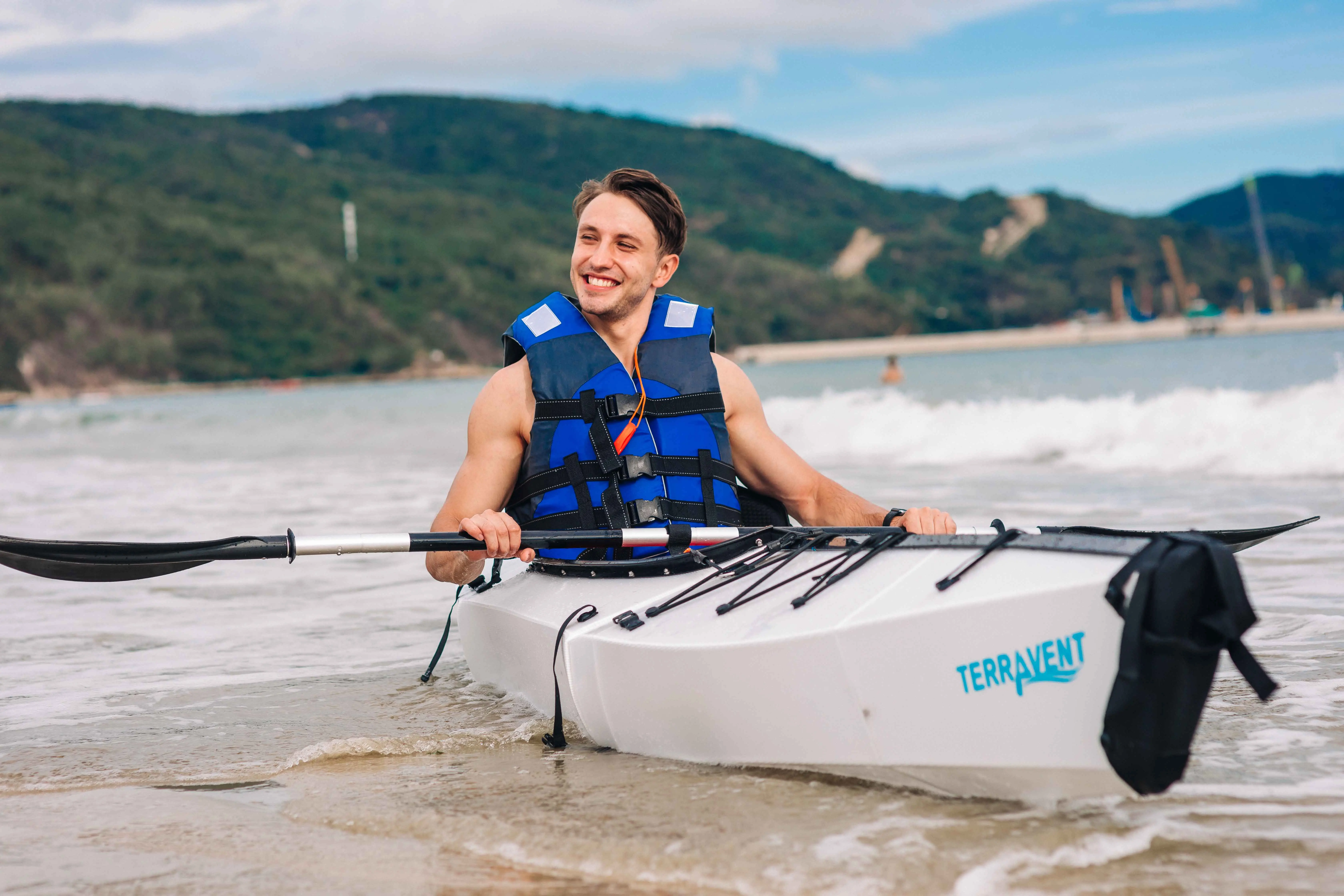 2021 новый складной каяк Terravent, 13 футов, складной каяк с веслом, распродажа