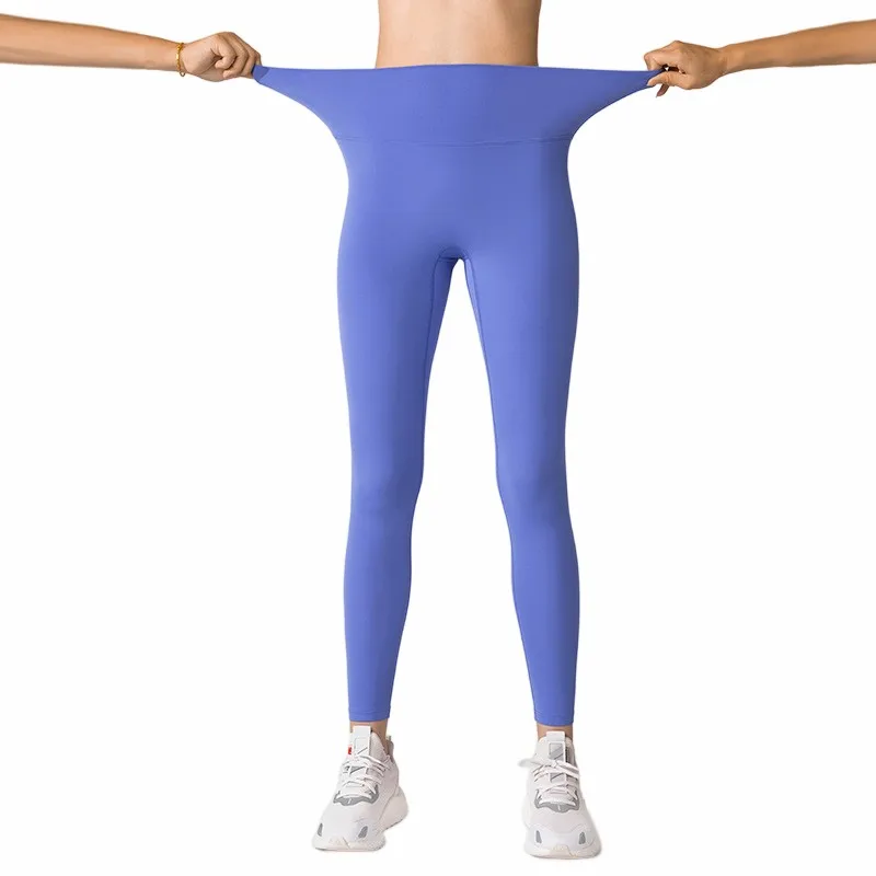 Hot Fashion High Waist Glossy Compression Tights Pants Womens Peach Hip Workout Fitness Gym Yoga Leggings