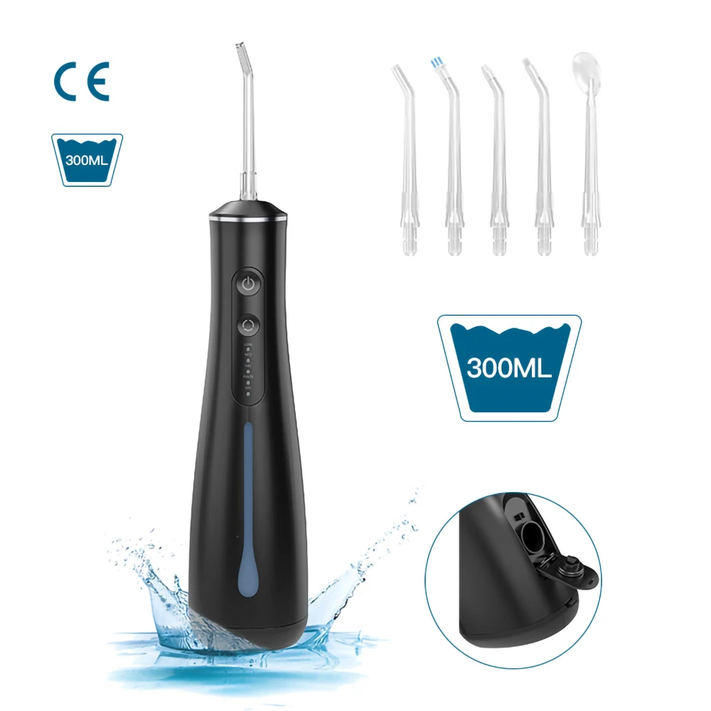 2023 Best Quality Wholesale Portable Travelling Electronic Multiple Jet Oral Water Dental Flosser For Teeth Cleaning With Logo