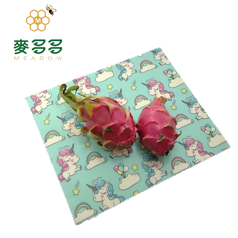 professional cheap beeswax wrap reusable food wraps vegan pineapple