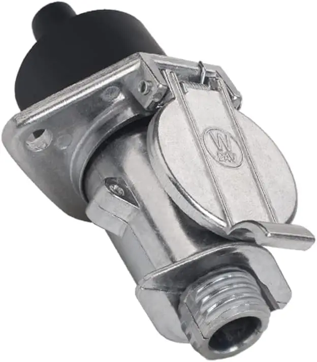 European Standard 7 Core S Type Aluminum Trailer Socket 24v Trailer Connector Trailer Connector Plug