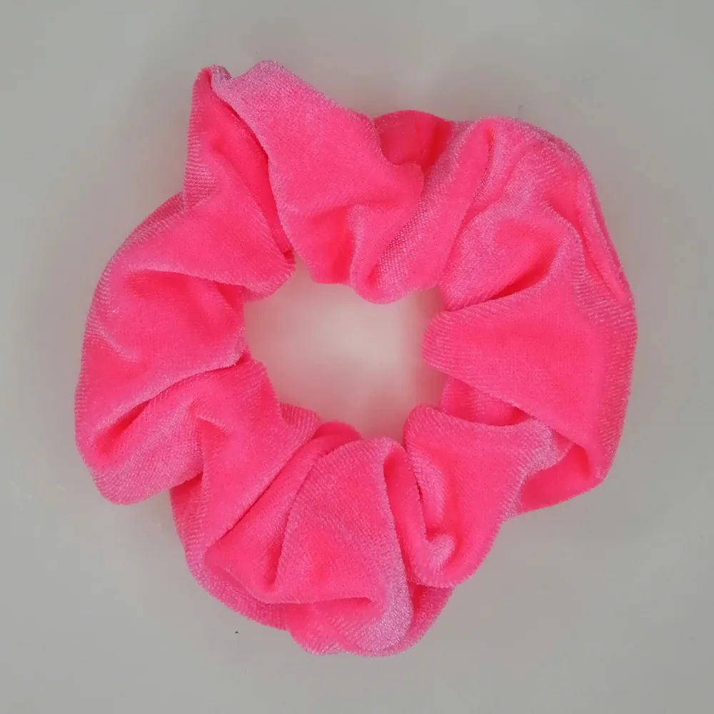 Velvet Neon Hair Band Hair Scrunchies Tie for girl 100pcs/lot free shipping