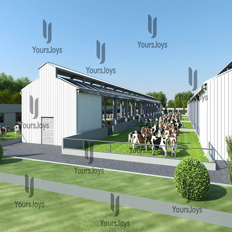 High quality customizable durable steel structure suitable for cowshed steel structure