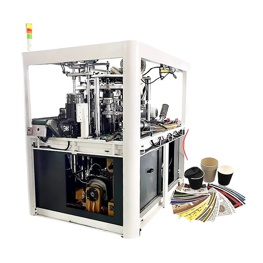 Auto Ultrasonic Make One Time Use Paper Cup Machine Disposable Kraft Cartoon Cup Machine for Making Paper Cups