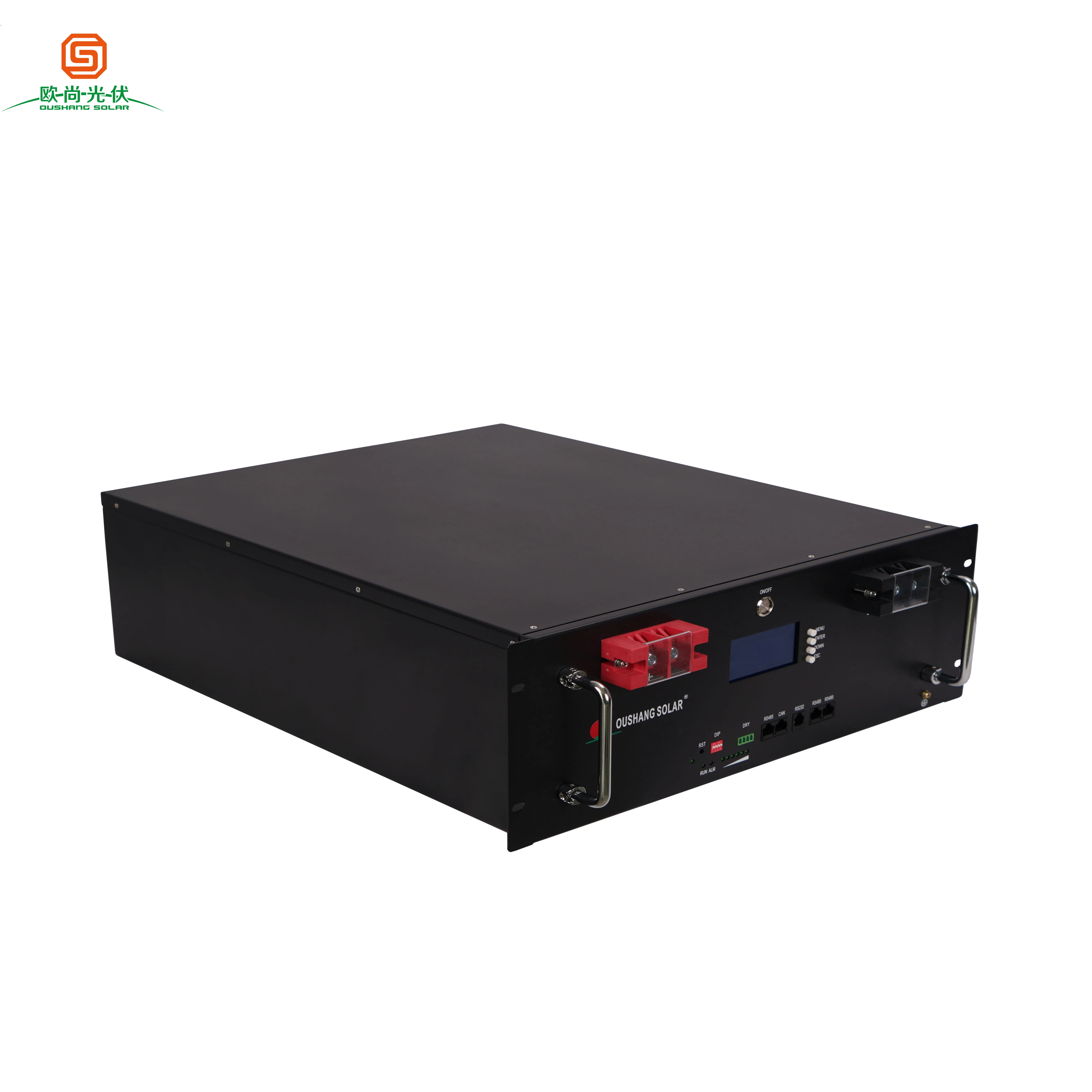 Oushang SolarTower Lifepo4 Battery Pack 3u 48v 100ah Solar Lithium-ion Battery 100ah Solar System 48v Lifepo4 Battery