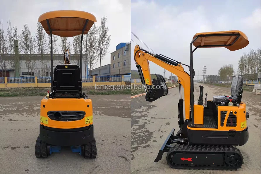 Сделано в Китае 1ton 1.2ton 3ton 7 тонн Колесный экскаватор мини-экскаватор
