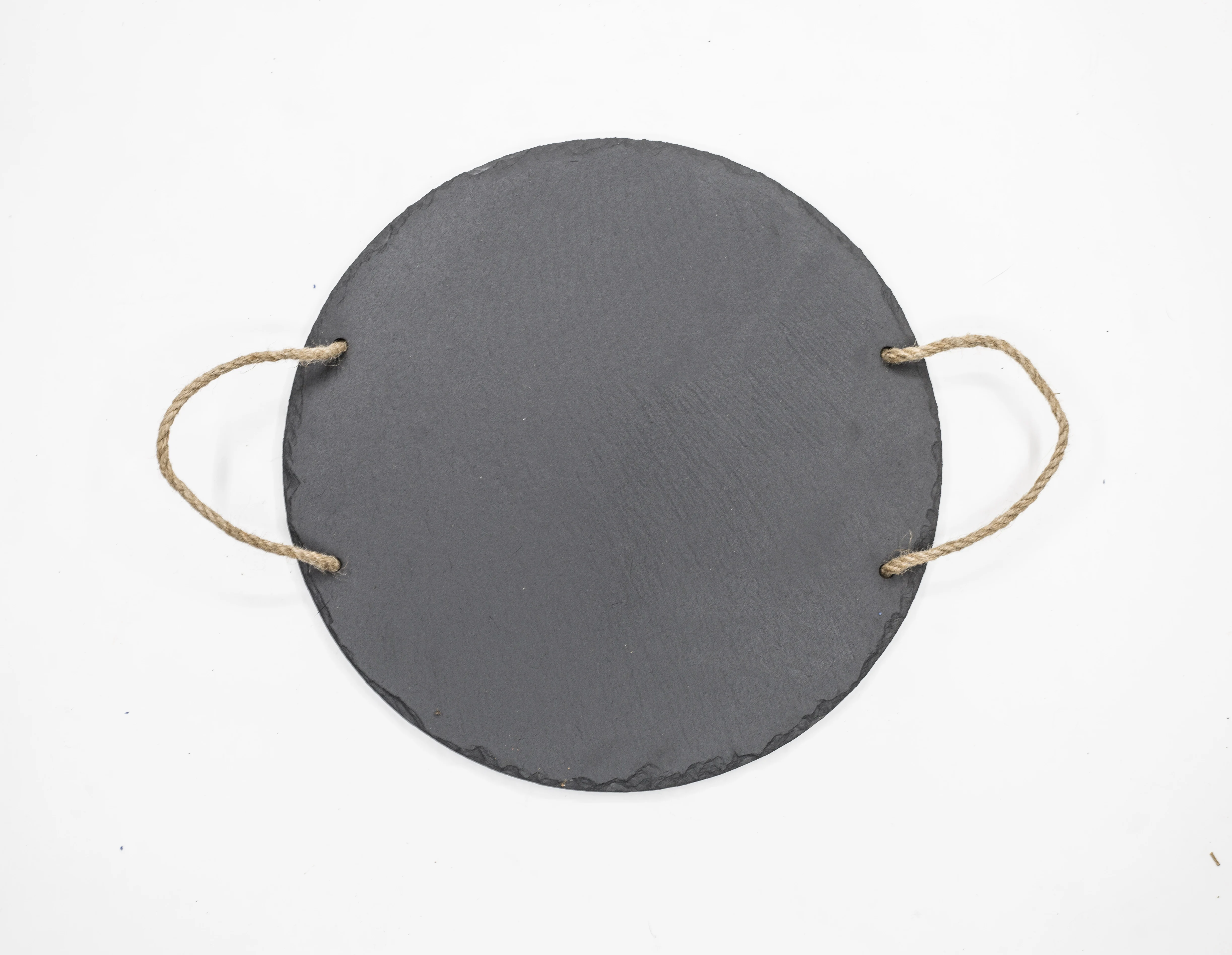 
Лидер продаж, Круглый сервировочный поднос с ручкой из веревки, Прямая поставка для гостиниц 