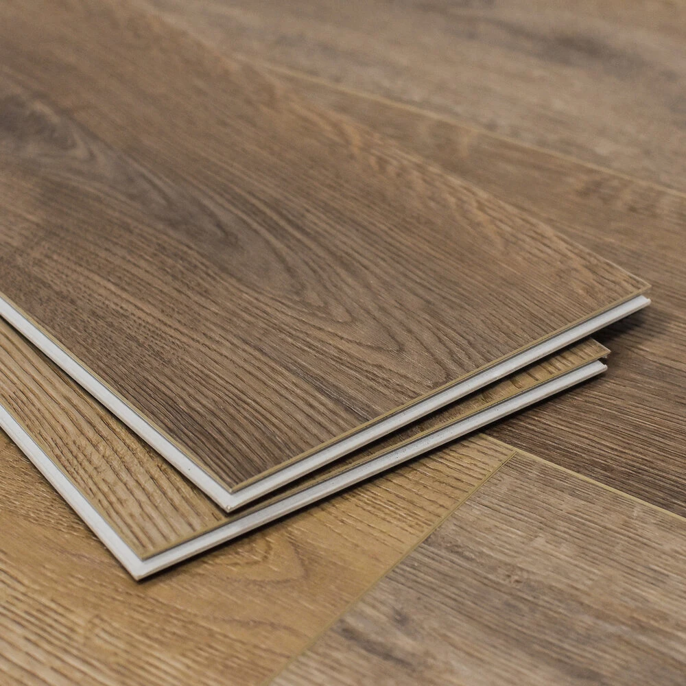 factory wood grain waterproof 4mm 5mm 6mm 7mm 8mm vinyl flooring tile plank quick click lock unilin lock spc flooring