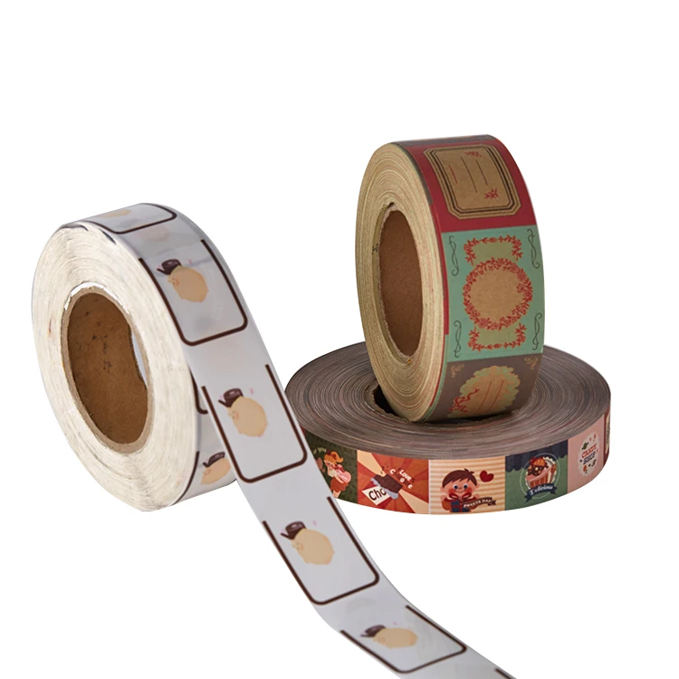 China Factory Direct Sale Printing Sticker Custom Roll Packaging Labels For Small Business