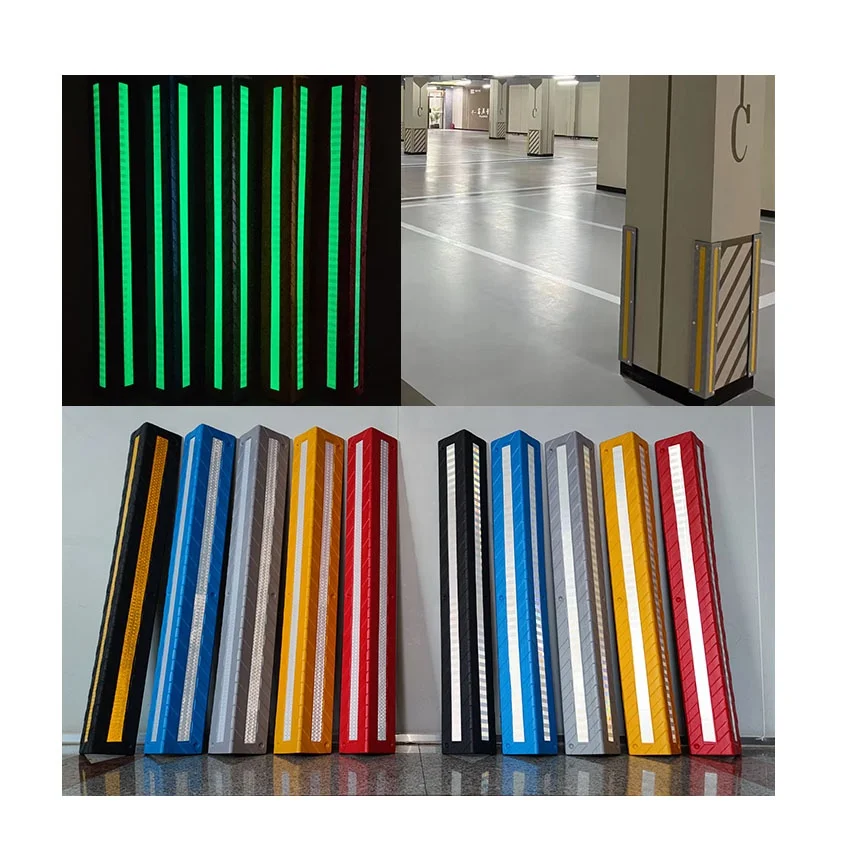 Резиновый/ПВХ протектор для гаражной стойки YCTRAFFIC, пластиковый вертикальный протектор, угловой Настенный Протектор для стойки для поддонов, партия партий