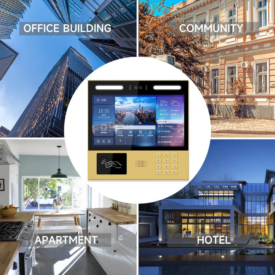 Wholesale high quality door access control system intercom in building smart video doorphone intercom system for apartment