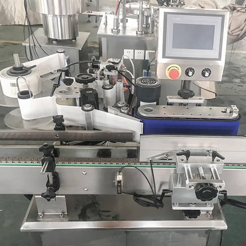 Wholesale Products automatic round plastic small bottle Sticker labeling machine