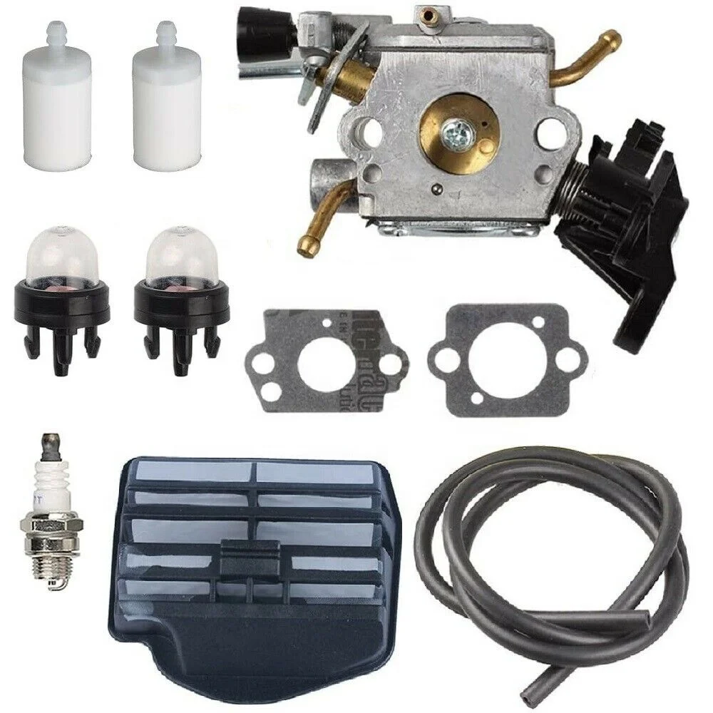 Garden Machine Gasoline Saw Carburetor Kit For Hus qvarna 445 450 Chainsaw adjust Carb Zama C1M - EL37B