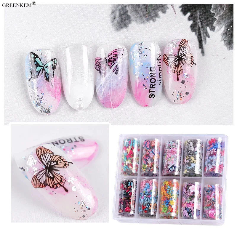 Designer 4*100cm Nail Foil Over 500 Designs Beautiful Nail Foil Galaxy Design Animal Pattern Lace Style Nail Transfer Foil