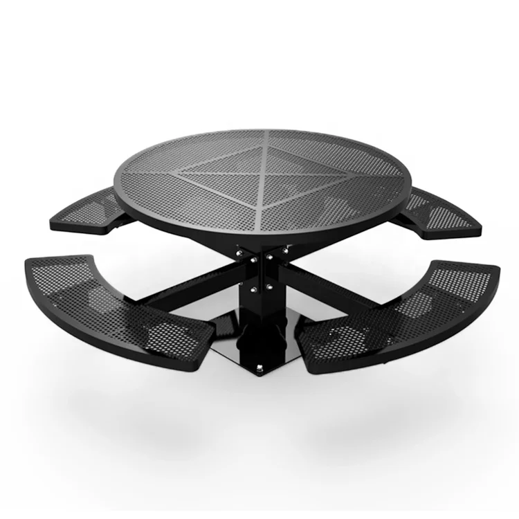 Picnic dining table outdoor metal benches metal picnic tables and benches