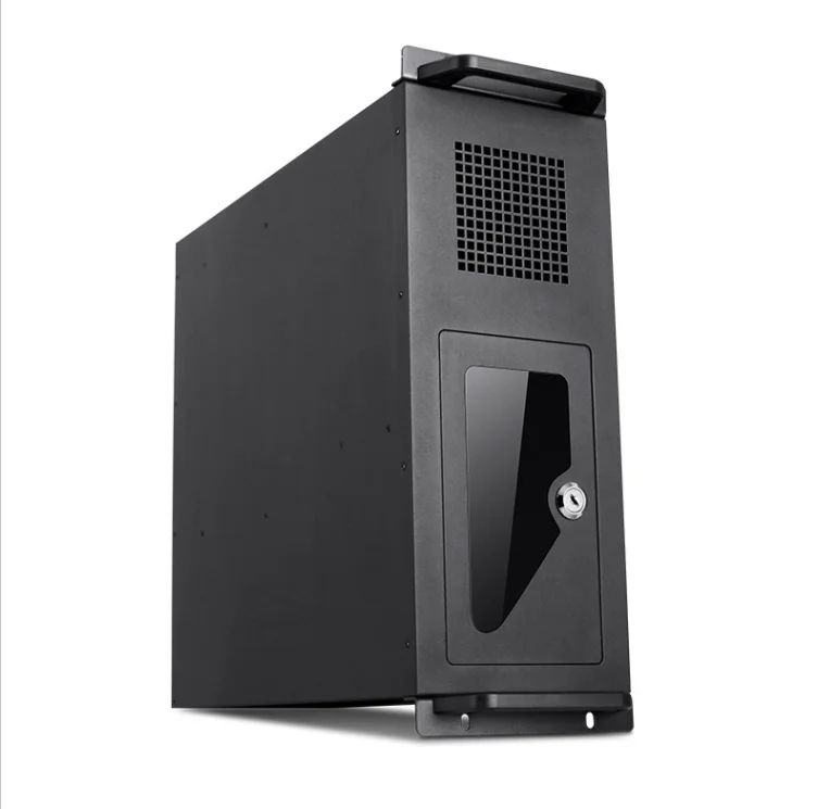 4U Vertical Rackmount Server Case IPC Industry Computer Case for Servers Easy to Install and Organize