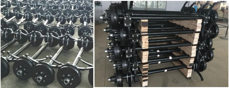 Boat Trailer Suspension Small Leaf Spring Painted Black