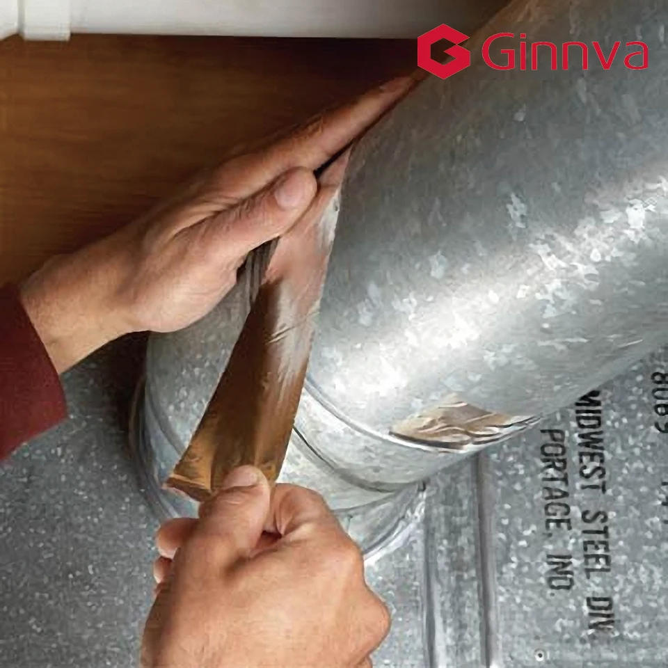 Electrically conductive adhesive aluminium air conditioner pipe wrapping foil tape