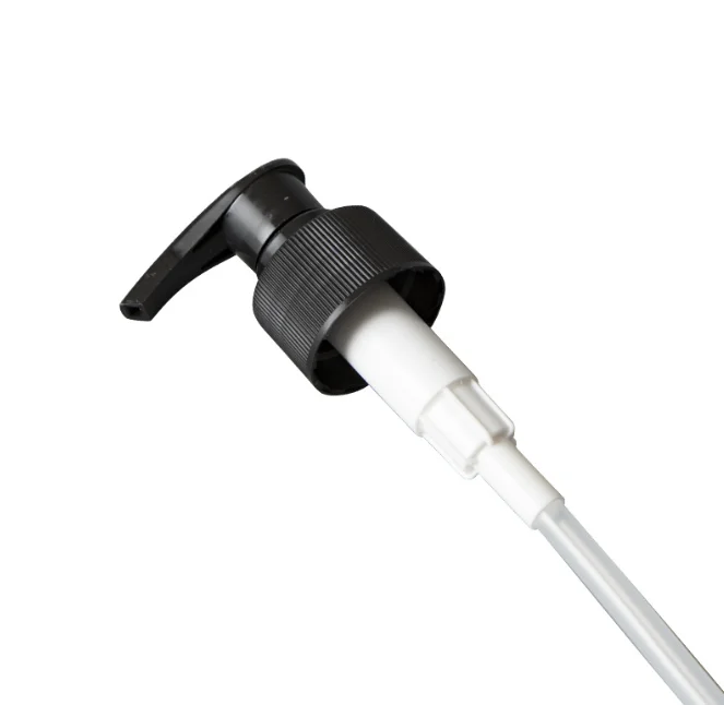 Factory direct supply lotion bottle with pump 24/410 28/410 black lotion pump dispenser pump for cleaning