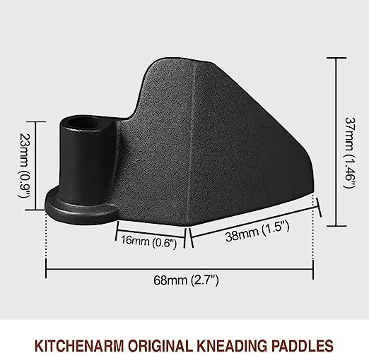 KITCHENARM Non-Stick Bread Pan With Kneading Paddle For Kitchen Arm Vertical Bread Maker KA8520 Coated