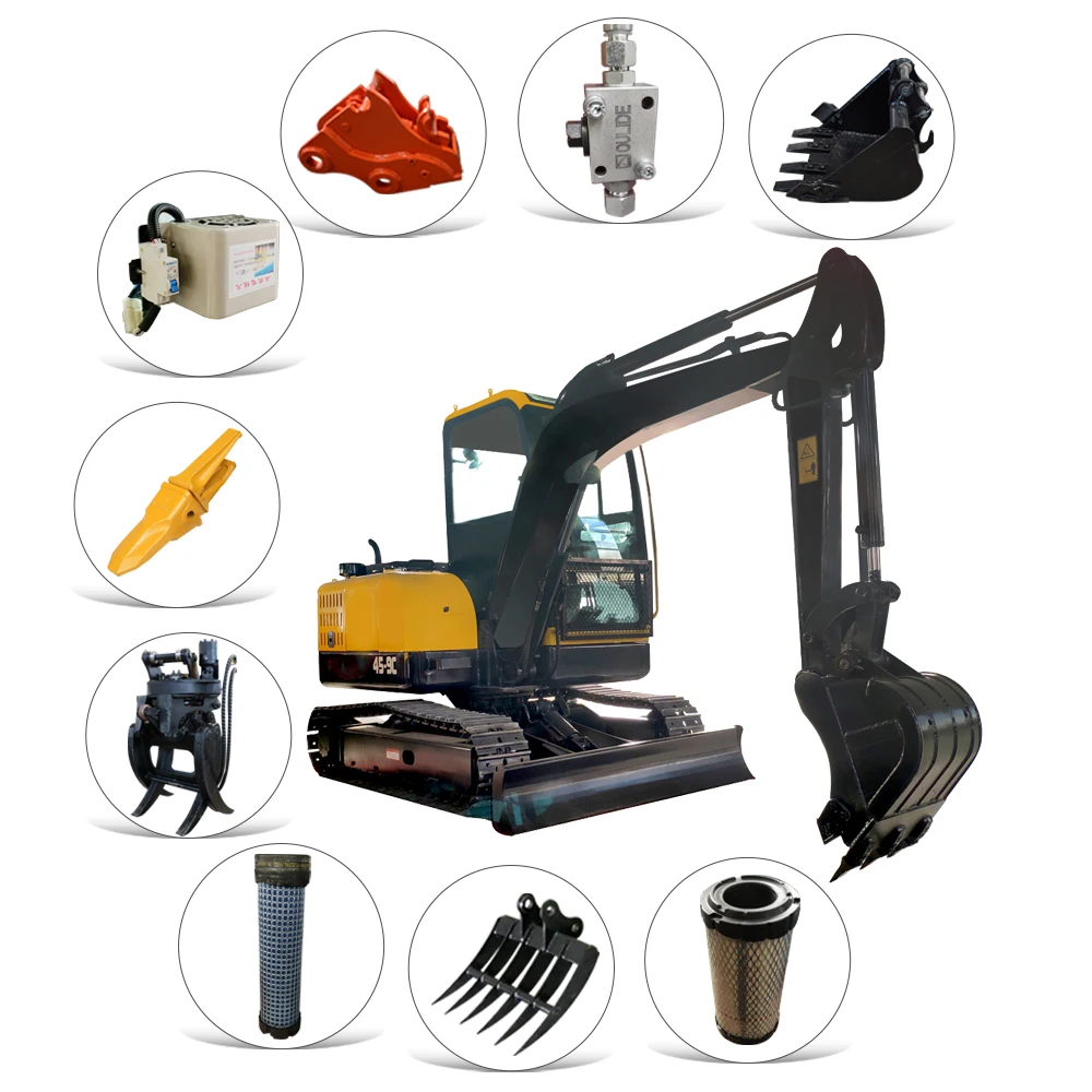 New Crawler Small Hydraulic Micro Mini Excavator Digger Machine Attachment For Sale