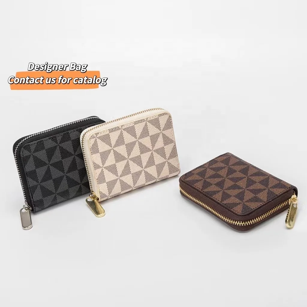 Classic Designer wallet famous brands card holder bag bank wallet luxury leather cards bag purses and handbags credit card bag