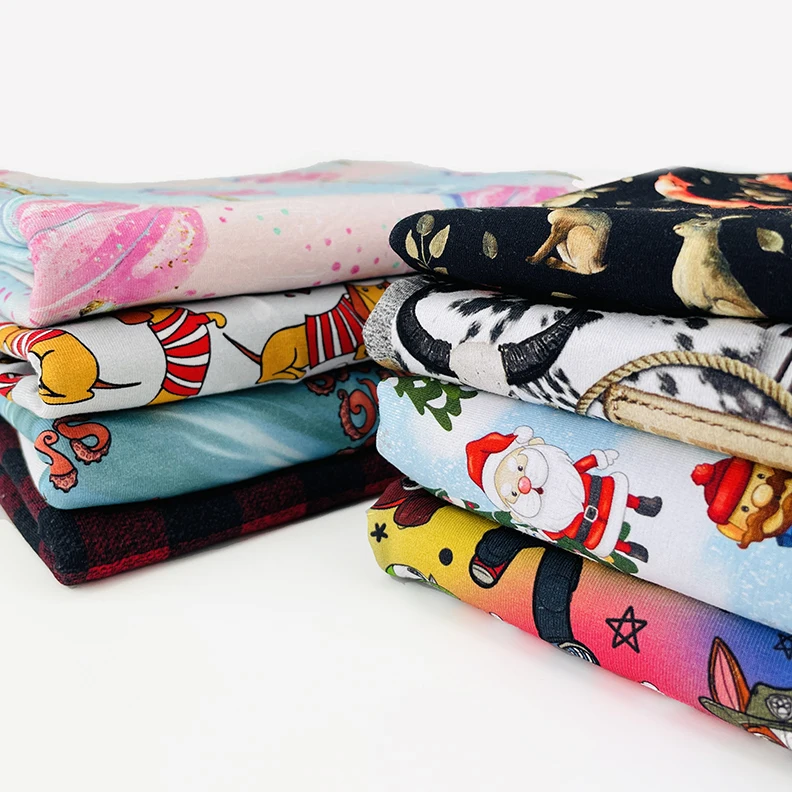 Amazing print quality custom print cotton lycra 180-280gsm