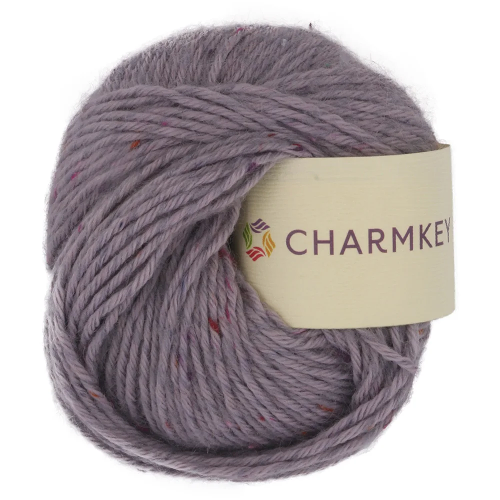 Hot sale customized 100gram per pcs solid color fancy dots yarn 100% acrylic knitting yarn chunky blended yarn for crochet