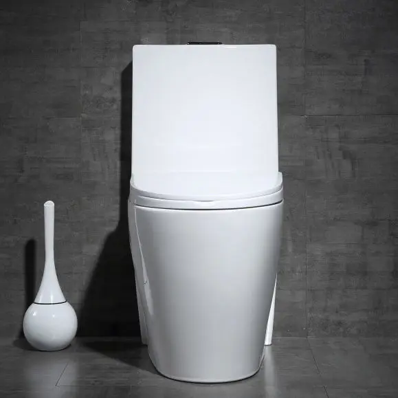 Sanitarios Washdown Rimless White One Piece Ceramic Wc Bathroom siphon Toilet Bowl S-trap 300mm Inodoro