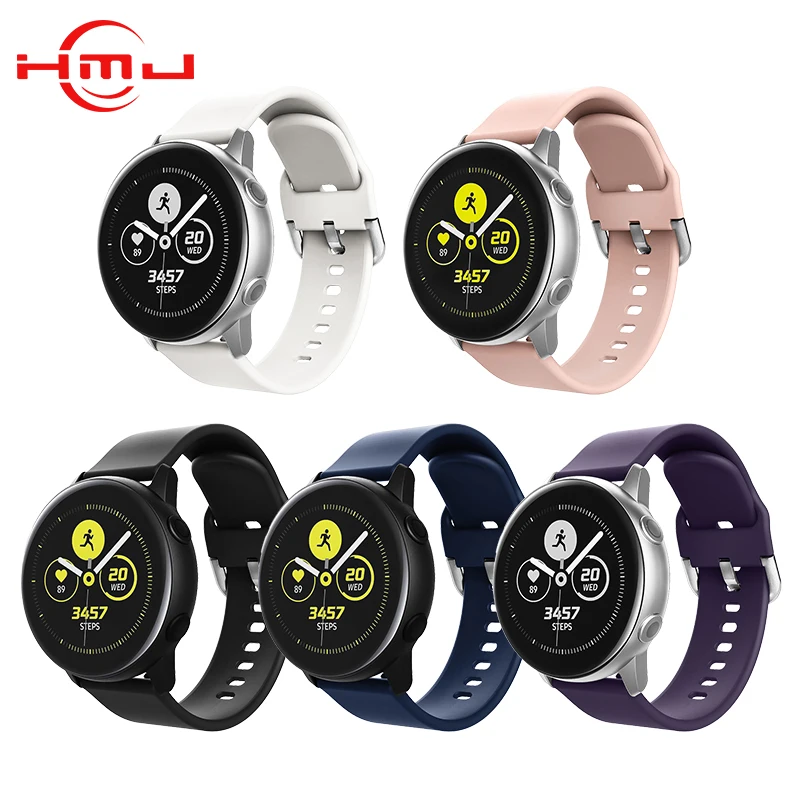 For Samsung Galaxy Watch Active 2 galaxy watch band 42mm sports bracelet band 42mm 20mm active2