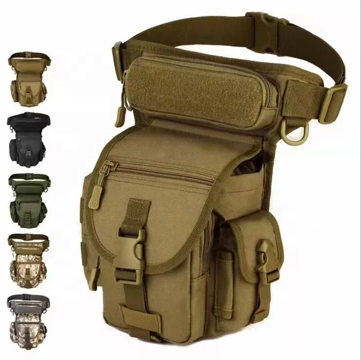 Waterproof Outdoors  Camouflage  Hunting  Waist Belt Hip Motorcycle Tactical Thigh Leg Bag  saddle  bag