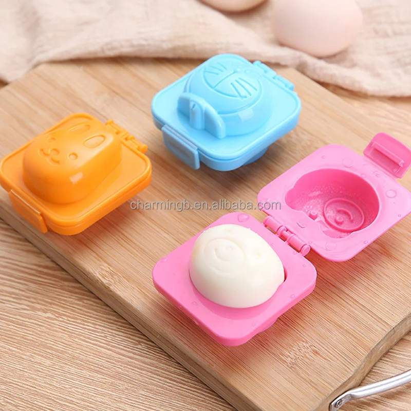 6 Pcs Cartoon Cute Boil Egg Mold  Chocolate Mold, Sushi Rice Ball Mould Diy Mould Gadgets Tool