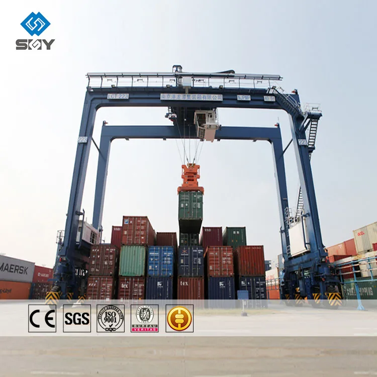 RTG контейнер резиновая шина 40 тонн козловой кран цена