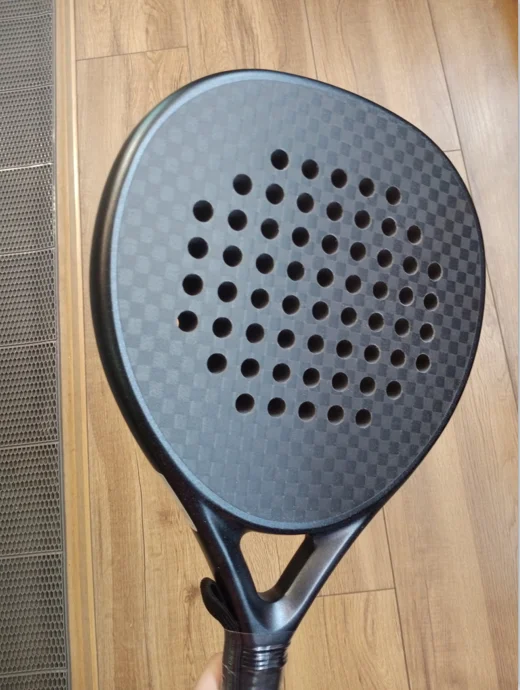 Китайский производитель, Заводская черная круглая Теннисная ракетка из углеродного волокна 12K