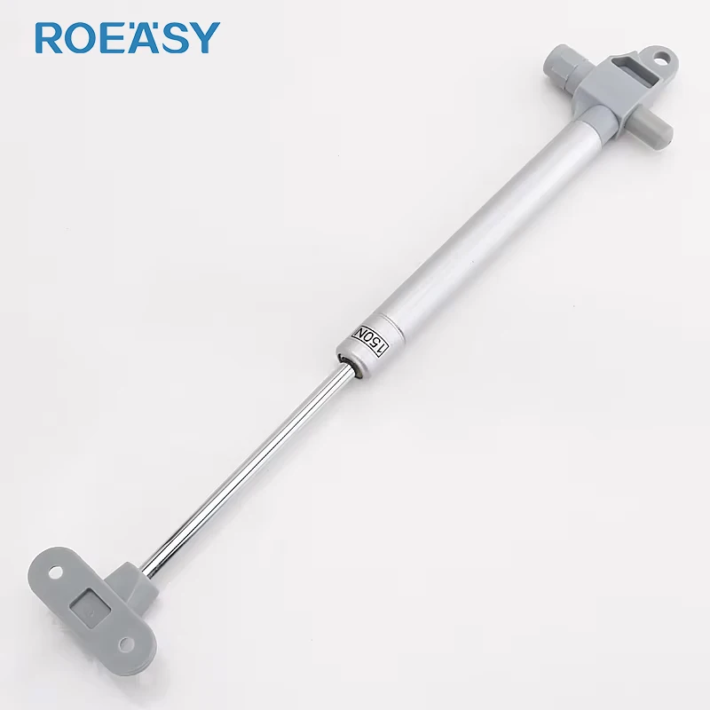 ROEASY 60N 80N 120N Furniture Hardware Kitchen Cabinet Straight Arm Pneumatic Flap Lid Stay Door Buffer Soft Closing Gas Spring