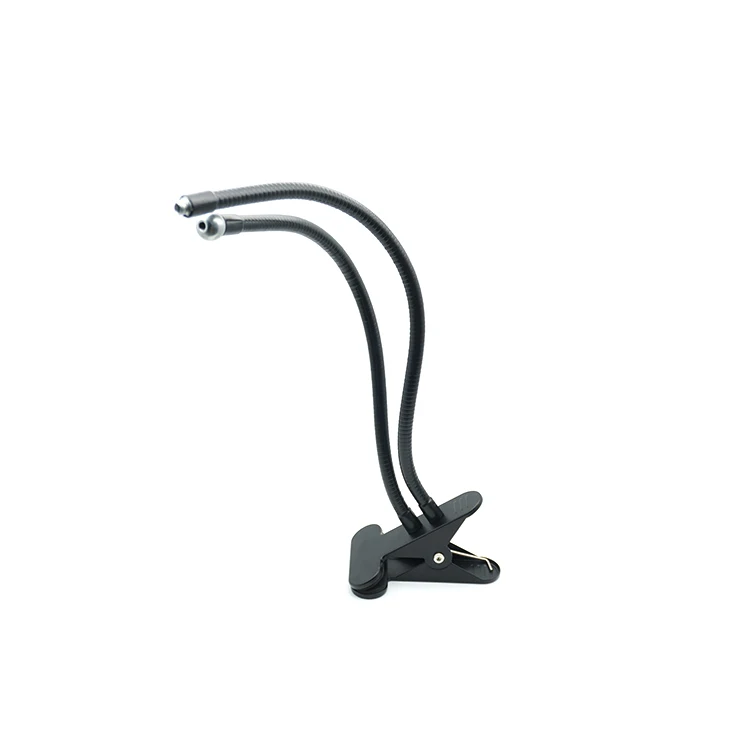 Led Clip Desk Lamp Microphone Mobile Computer Stand Metal Accessories Flexible Gooseneck Clip