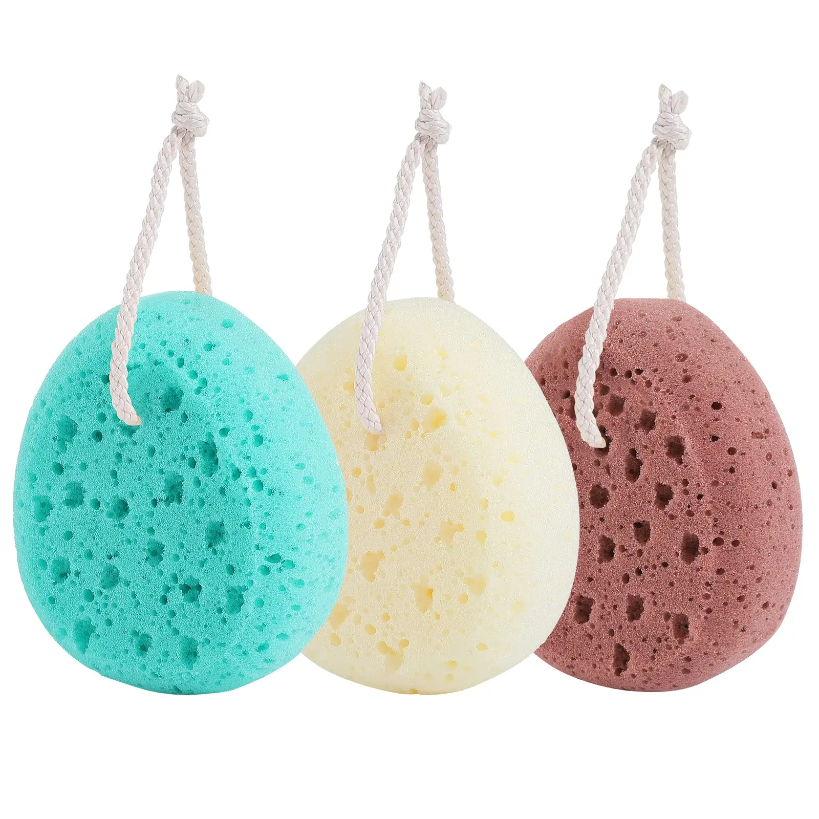Wholesale of cross-border specialized water droplet sponge, absorbent rubbing back cleaning sponge