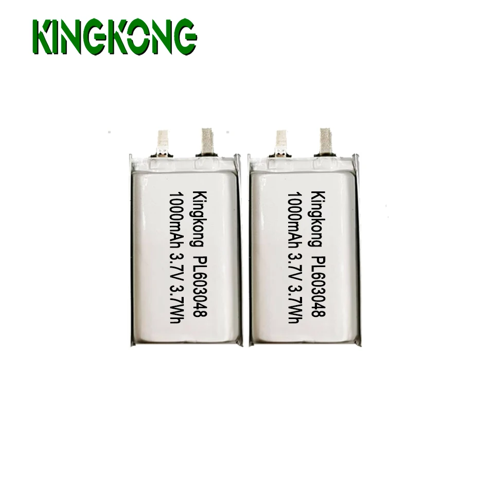 size PL 603448 3.7v 1000mAh Polymer lithium lipo Li-ion rechargeable battery