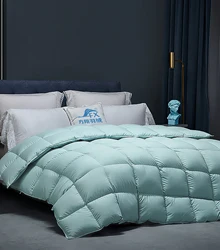 Goose Down Comforter Duvets Manufacturers High Fluffy Goose Down Duvet Warmth Bed Duvet Insert