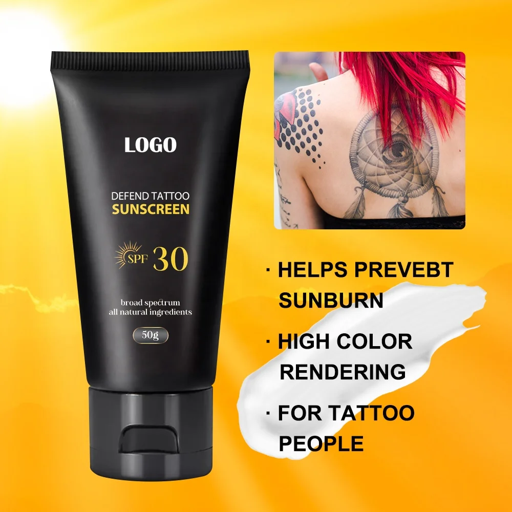 Private Label Tattoo Enhance Balm Deep Cleansing Foam Organic Prevent Infection Scab Aftercare Repair Tattoo Butter Relief Cream