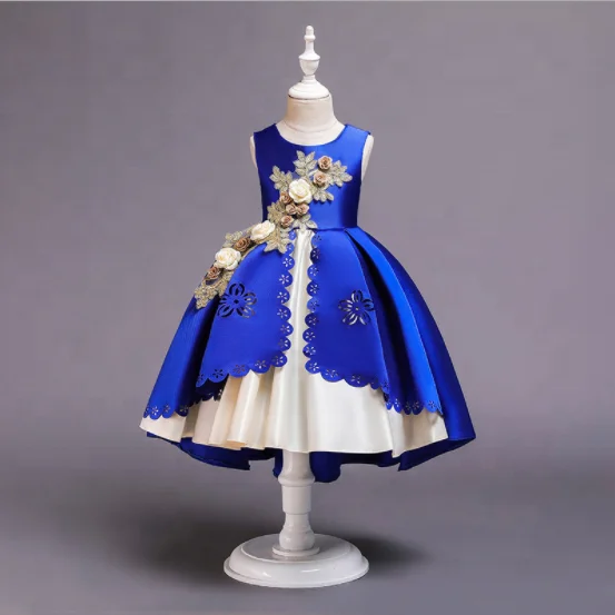 Girl Floral Princess Party Dress Girls Dress Summer Children Clothing Wedding Birthday Baby Dress 3-12 Y Baby Girl Clothes