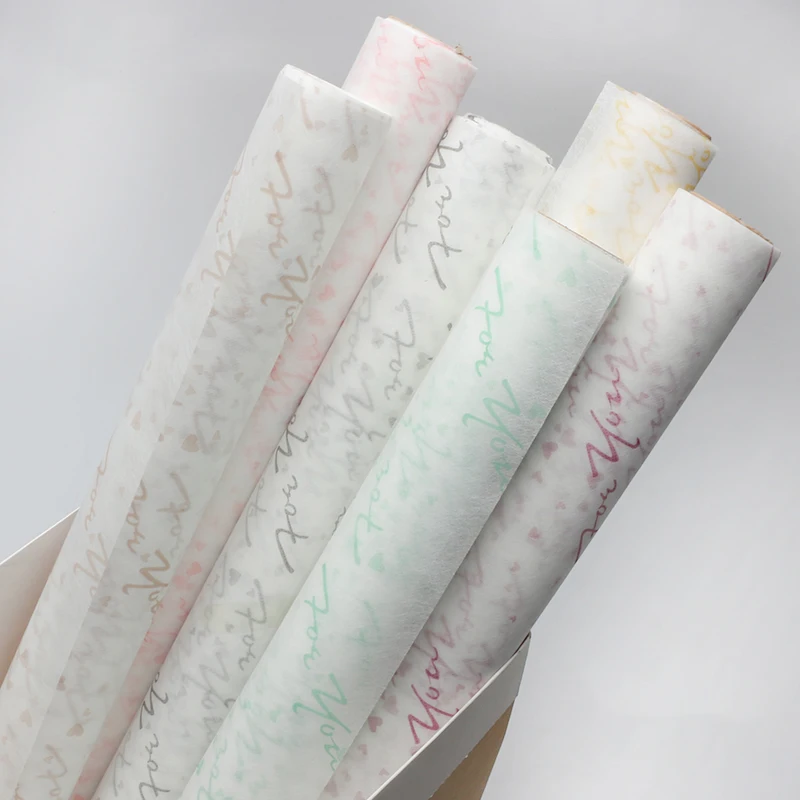 Wholesale Korean Floral Clothing Wrapping Paper Tissue Flower Wrapping Paper For Packing