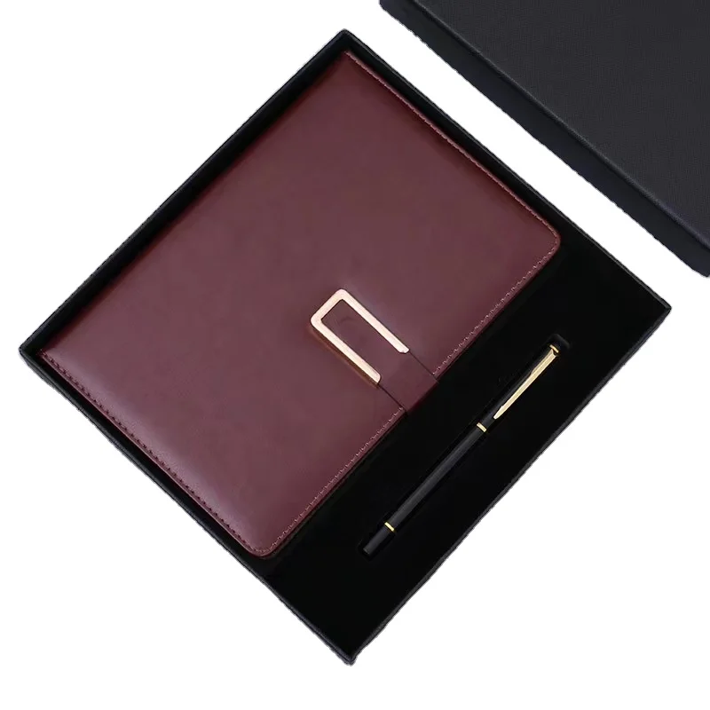 Business notebook custom wholesale student gift notebook set A5 notebook diary 120 Pages Sheets Stationery gift