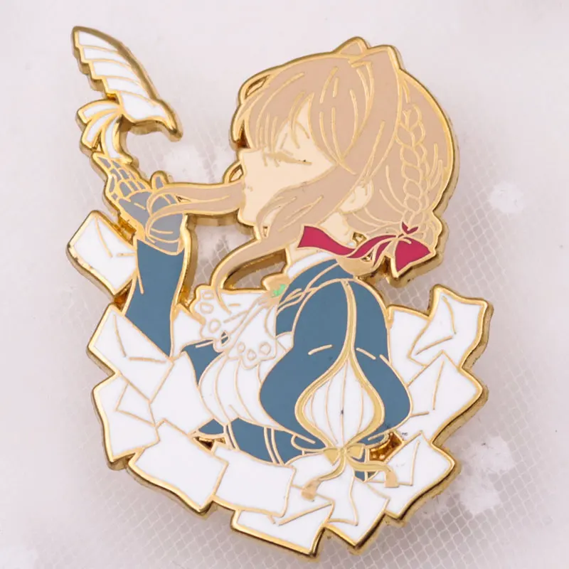 No Minimum direct sell metal icon cute Hard enamel lapel pin