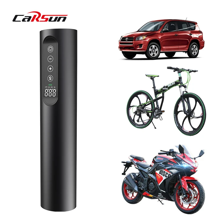 Rechargeable Dc7.4 Volt Cycle Electric Portable Tire Inflator Mini Air compressor For Car Motorcycles Bicycle Tire Pump