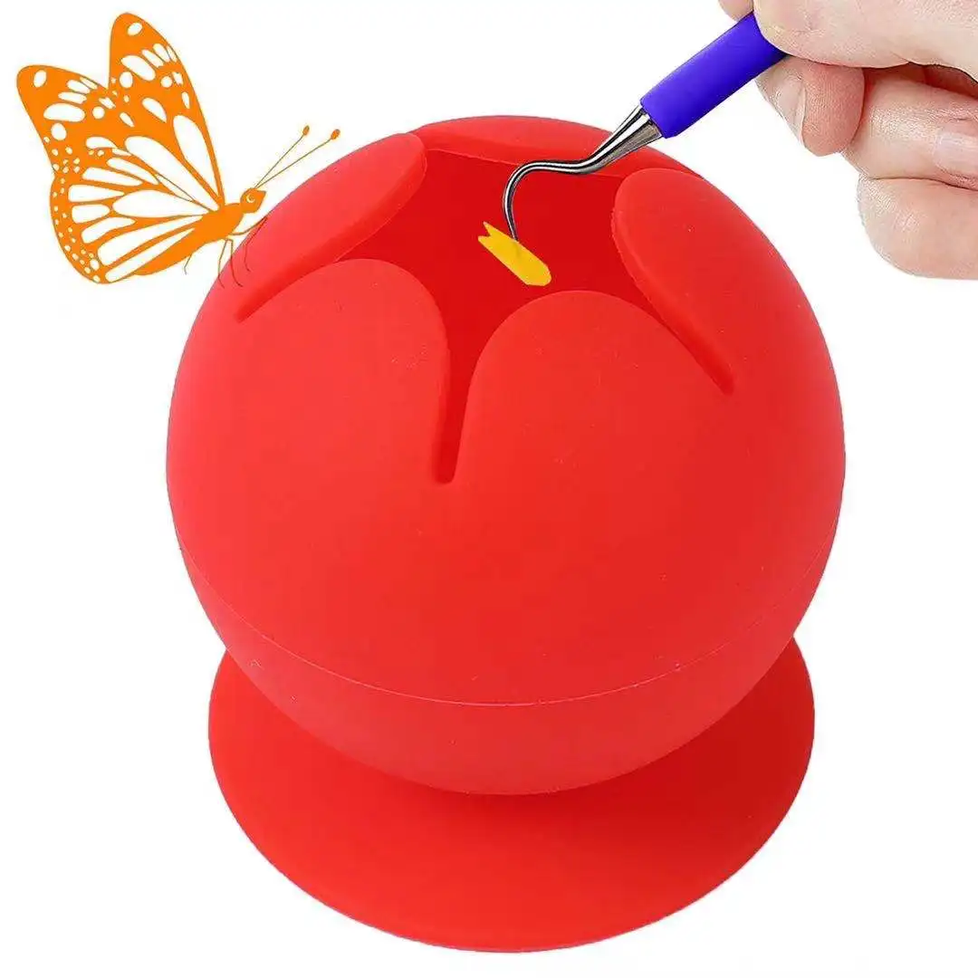 Sucker type desktop manual waste collector office desktop storage ball