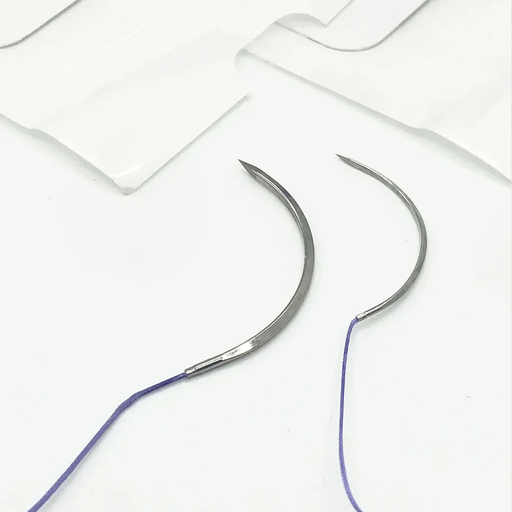 RTMED Strictly Sterile Best cheap PGLA Usp2~6/0 surgical suture with needle from manufacturer of China