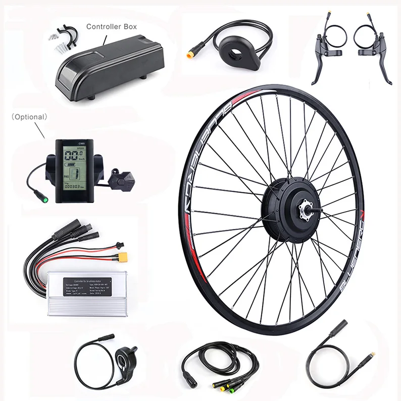 Комплект для электровелосипеда Akkubici bafang, 36 В, 250 Вт, комплект для электровелосипеда, ЖК-дисплей, C965, 14/17, 4/17, 5/11 Ач, литиевая батарея